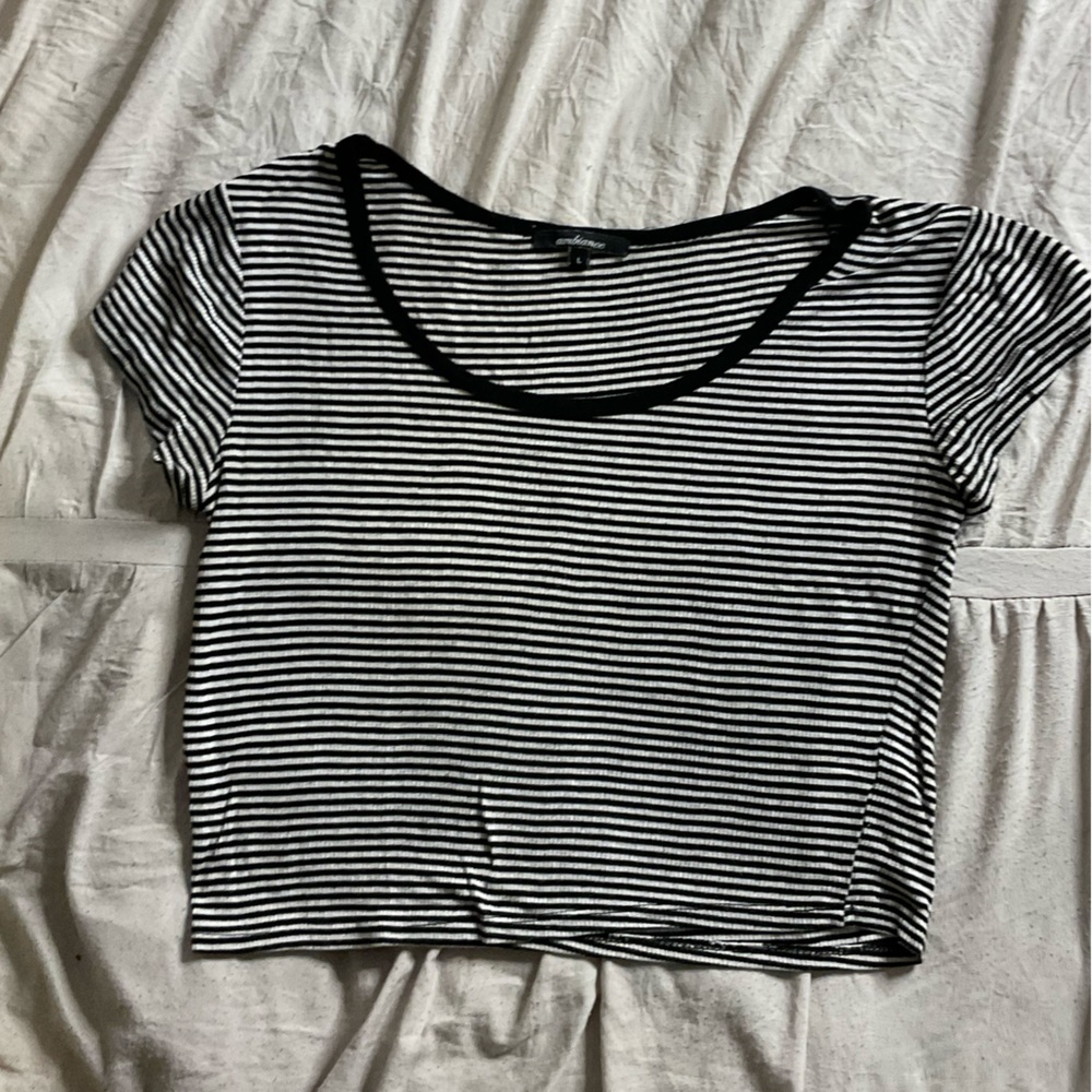 Striped Crop Baby Tee | Ambiance